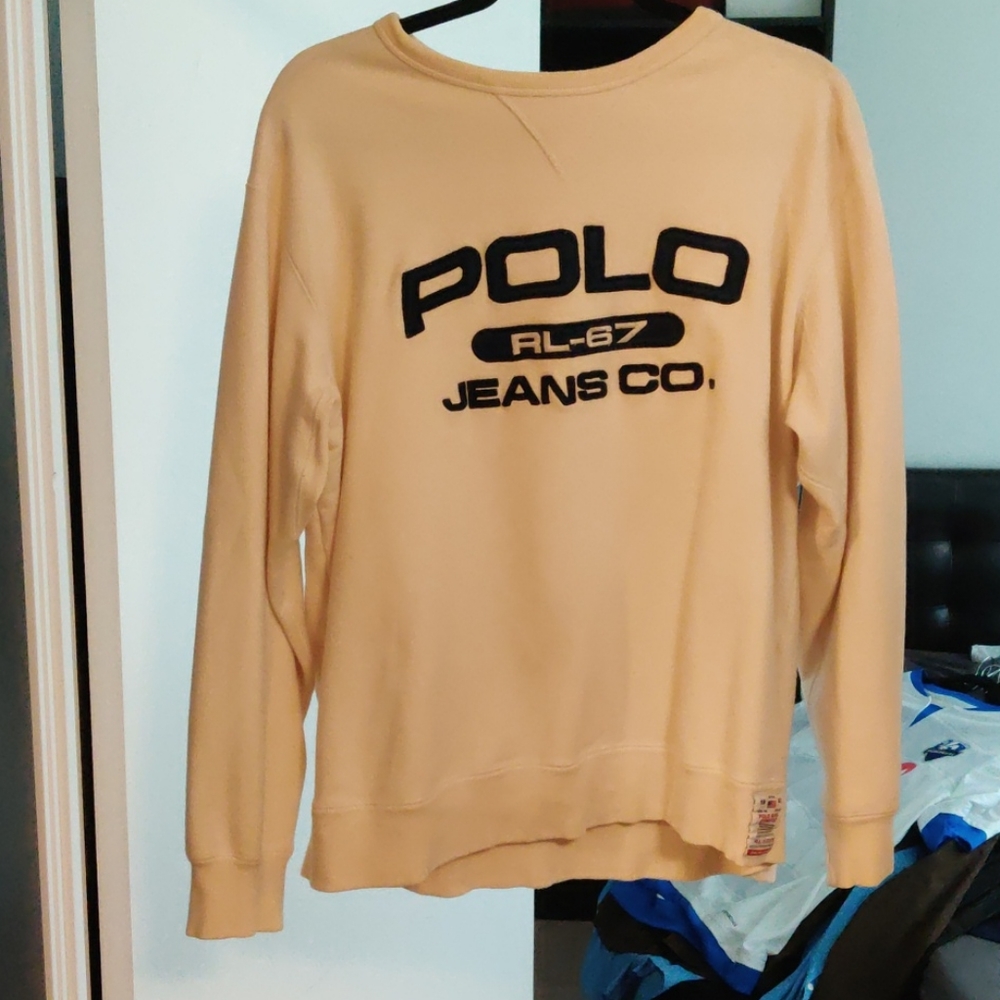 Polo Ralph Lauren Cream Sweatshirt L